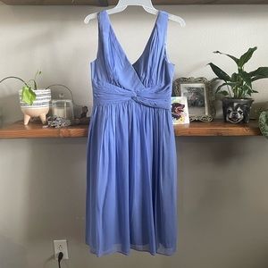 NWT Donna Morgan Lilac Silk Twist front gown